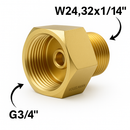 Regulator/Bottle reduction 3/4" - W24.32x1/14" Vogelmann