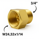 Regulator/Bottle reduction W24.32x1/14" - 3/4" Vogelmann