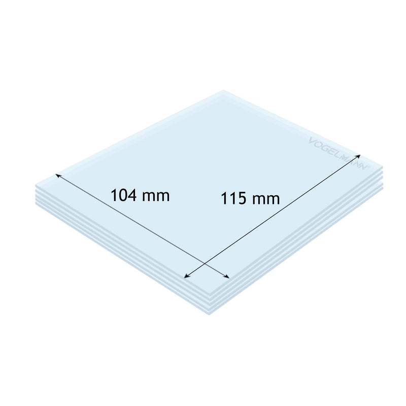 104x115 Spare Protective Lens Pack of 5 Vogelmann