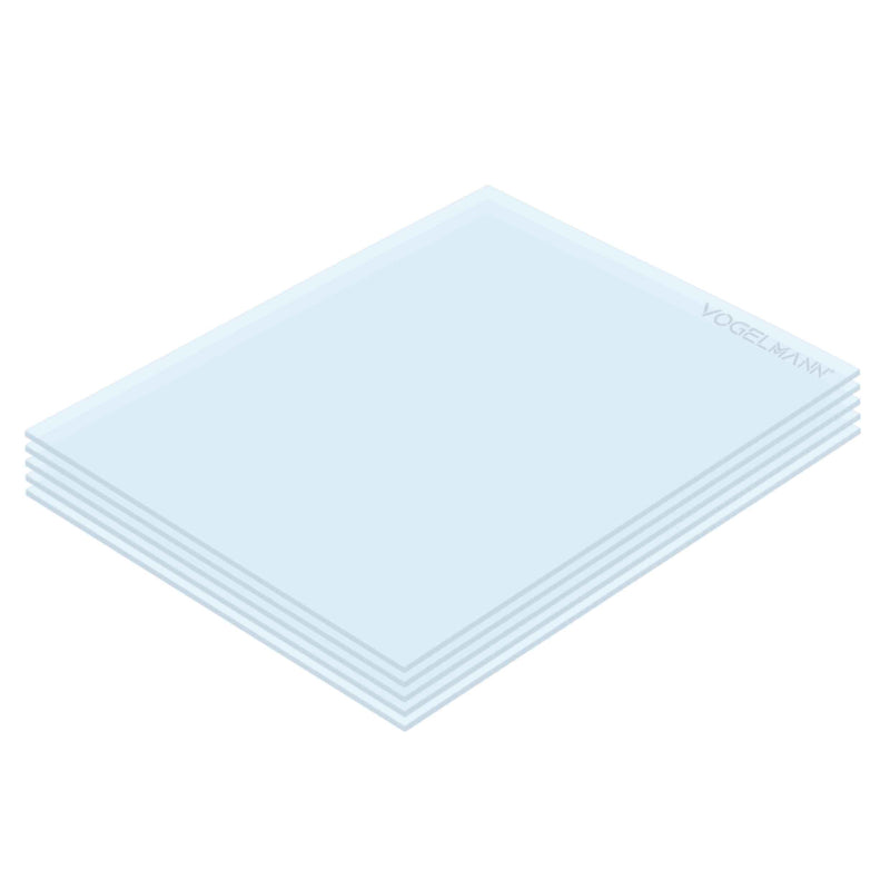 118x136 Spare Protective Lens Pack of 5 Vogelmann