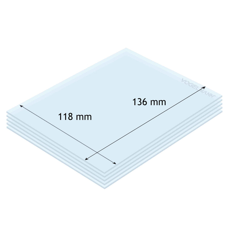 118x136 Spare Protective Lens Pack of 5 Vogelmann