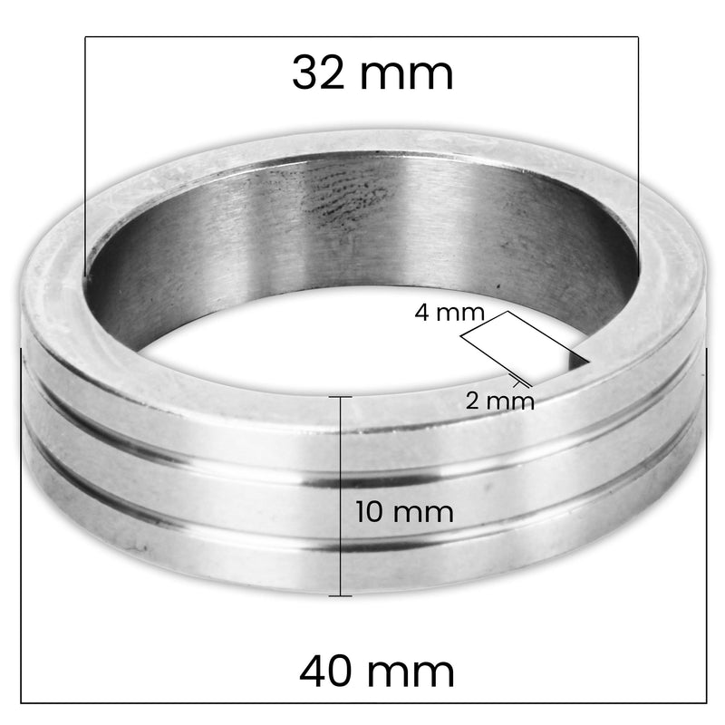 Wire feeder roll 4R 40x32x10mm Steel / Aluminum 0,6mm / 0,8mm / 1,0mm / 1,2mm / 1,6mm