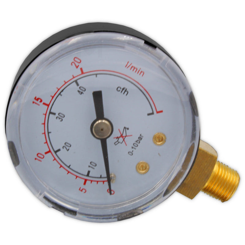 Pressure gauge Vogelmann Exakt ⌀50mm 20 l/min Ar/CO2