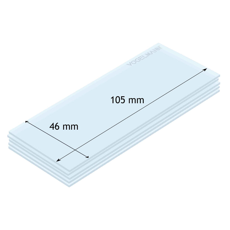 46x105 Spare Protective Lens Pack of 5 Vogelmann