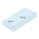 58x107 Spare Protective Lens Pack of 5 Vogelmann