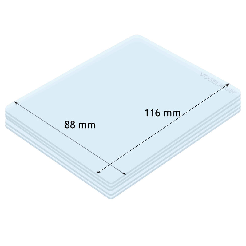 88x116 Spare Protective Lens Pack of 5 Vogelmann