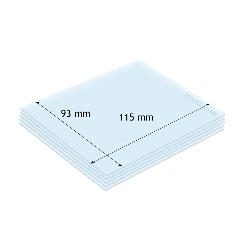 93x115 Spare Protective Lens Pack of 5 Vogelmann