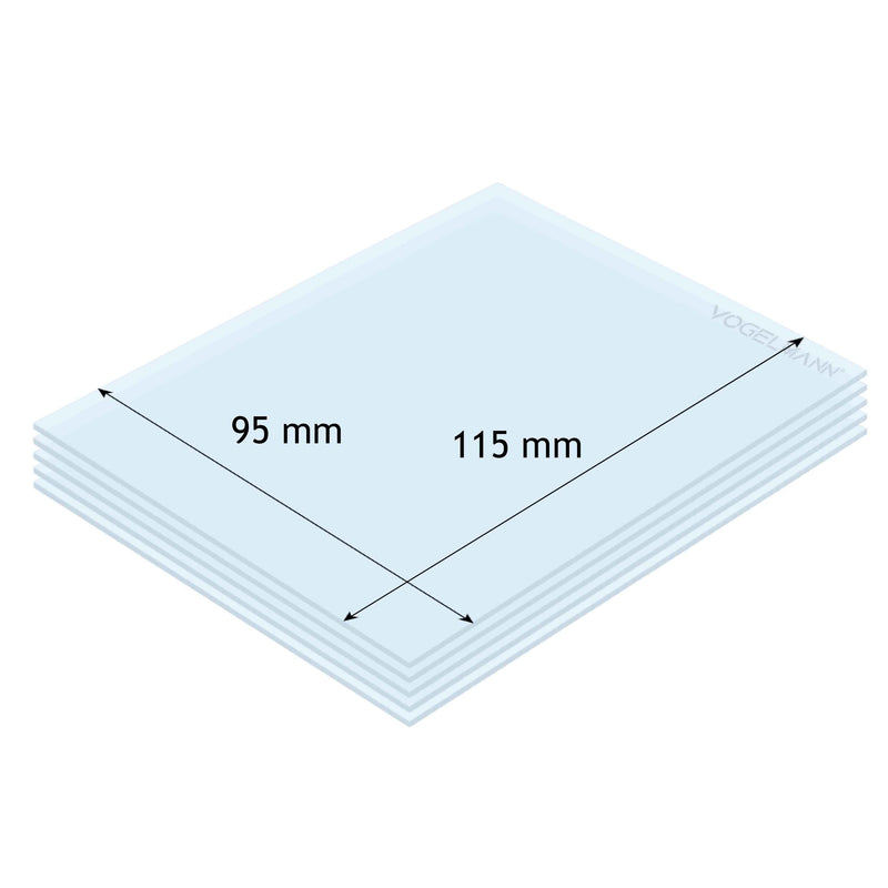 95x115 Spare Protective Lens Pack of 5 Vogelmann