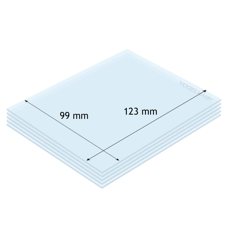 99x123 Spare Protective Lens Pack of 5 Vogelmann