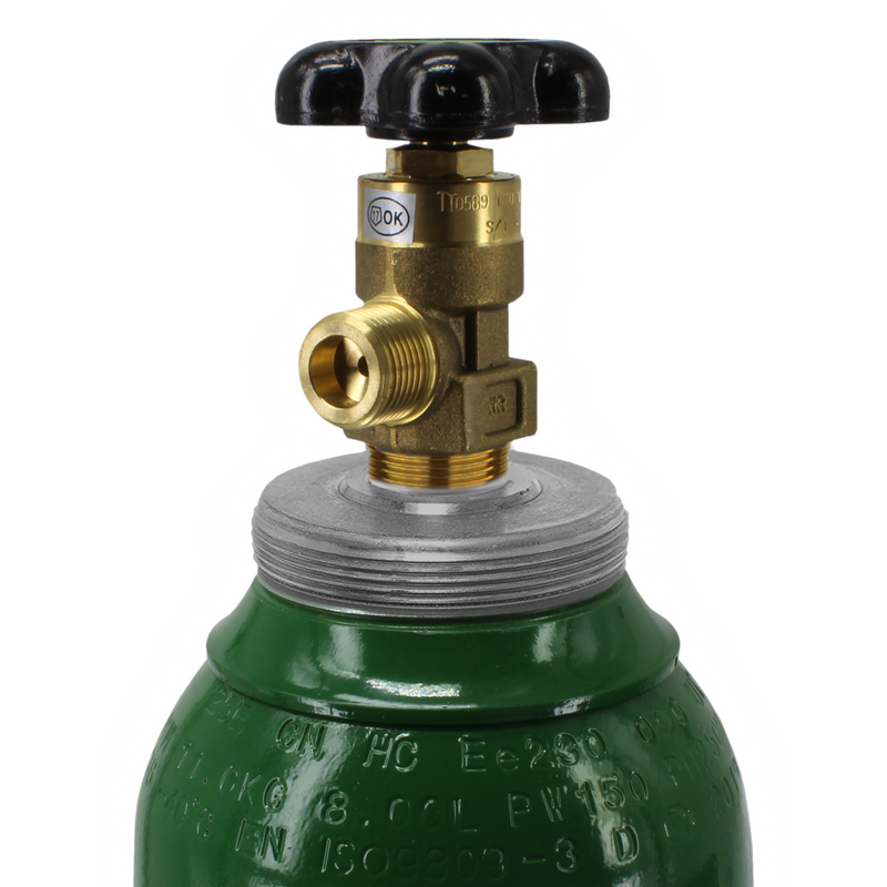 Argon 4.8 full gas cylinder 8L 1,5m3 Vogelmann