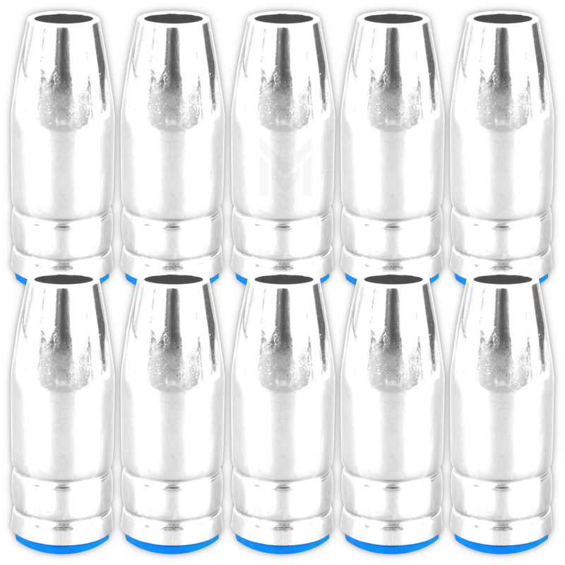 10 pcs Gas Nozzles MB-25 Narrow Vogelmann