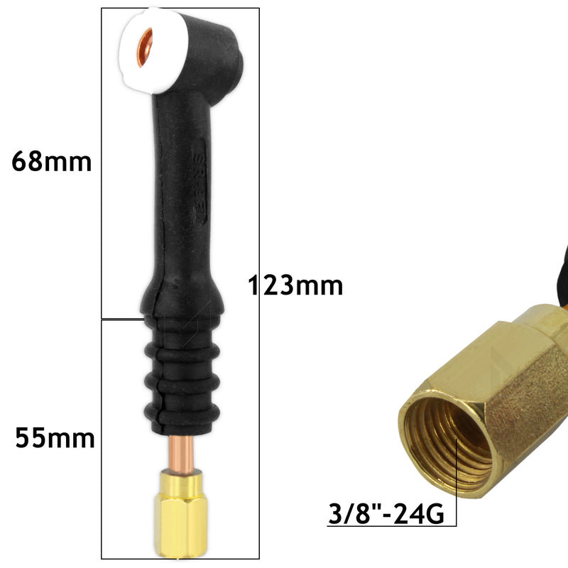 SR-9F TIG Torch Head / Body Flex Vogelmann