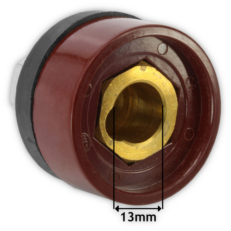 Welding female socket 13mm DKJ35-50 Red Vogelmann