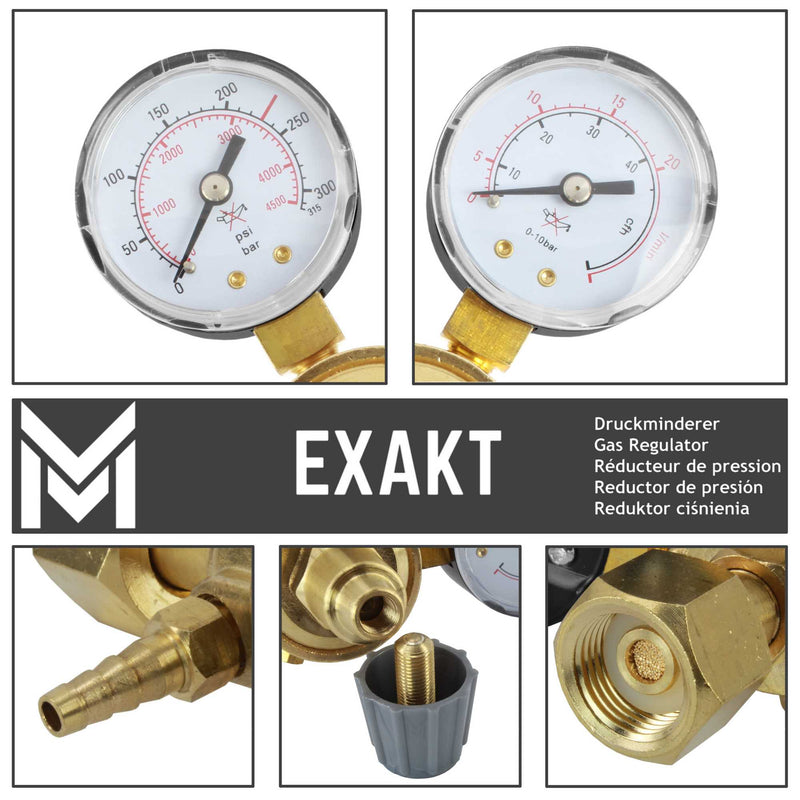 Exakt Argon/CO2 Gas Regulator Vogelmann