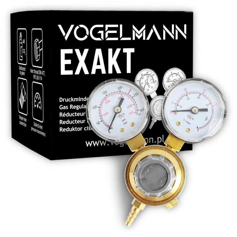 Exakt Argon/CO2 Gas Regulator Vogelmann