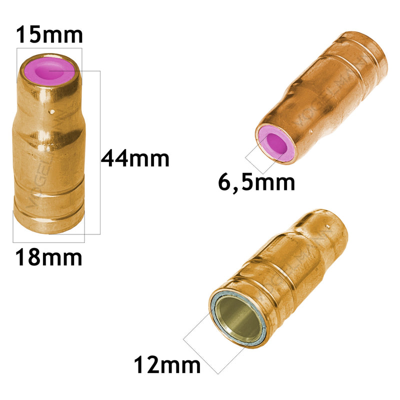 5 pcs Vogelmann Gas nozzle MB-15 FLUX